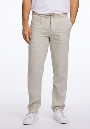 Byxor - Linen blend herringbone pants